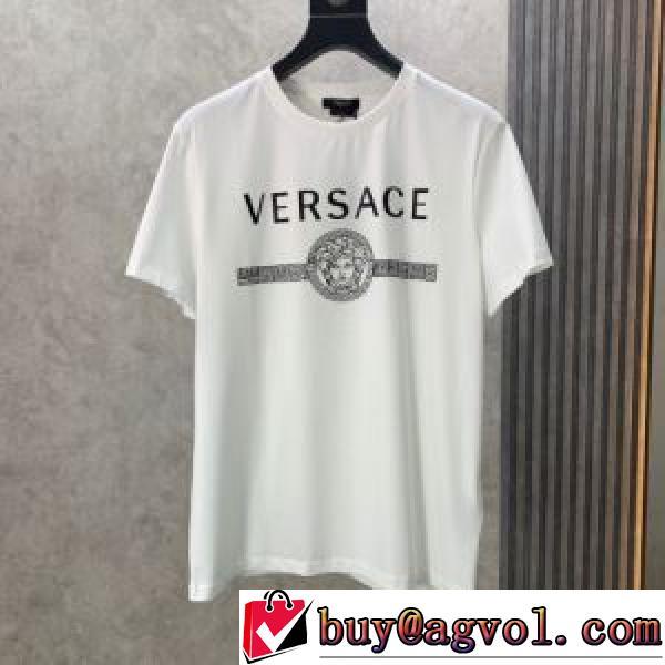 2026春夏 VERSACEスーパーコピー 代引 2色可選 半袖Tシャツ ヴェルサーチVERSACE SALE!今季