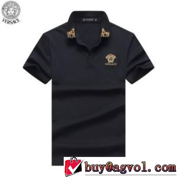 ヴェルサーチVERSACE 3色可選 半袖Tシャツ 2026春夏 ★安心★追跡付 VERSACEブランドスーパーコピー