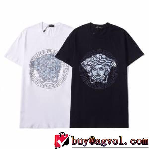 ヴェルサーチVERSACE 2色可選 半袖Tシャツ ～希少 2026春夏 VERSACEブランド コピー