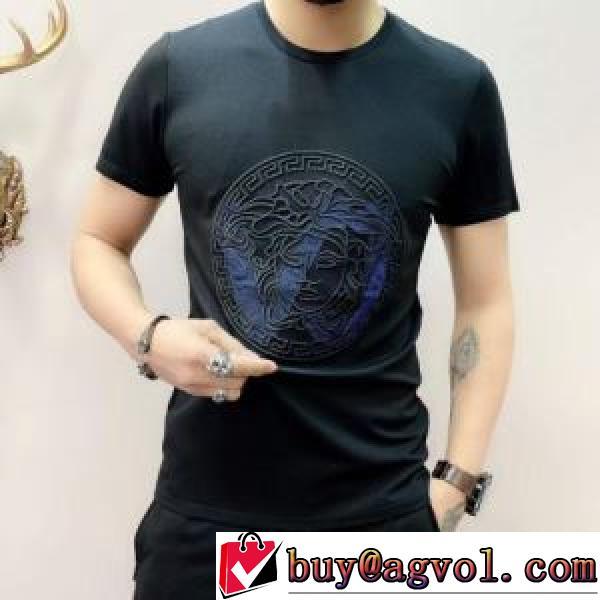 超レア  VERSACEブランド 偽物 通販 ヴェルサーチVERSACE 2026春夏 半袖Tシャツ