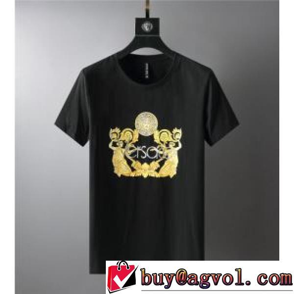 2026春夏 2色可選 VERSACEスーパーコピー 代引 半袖Tシャツ ヴェルサーチVERSACE 欧米韓流/雑誌
