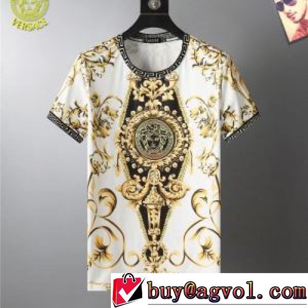 2026春夏 VERSACEスーパーコピー 激安 半袖Tシャツ ヴェルサーチVERSACE 2色可選 上質 大人気！