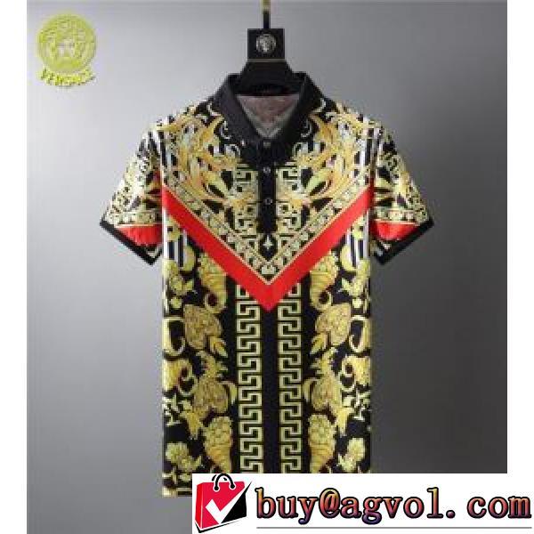 2026春夏 絶大な人気を誇る VERSACEスーパーコピー 代引 2色可選 半袖Tシャツ ヴェルサーチVERSACE