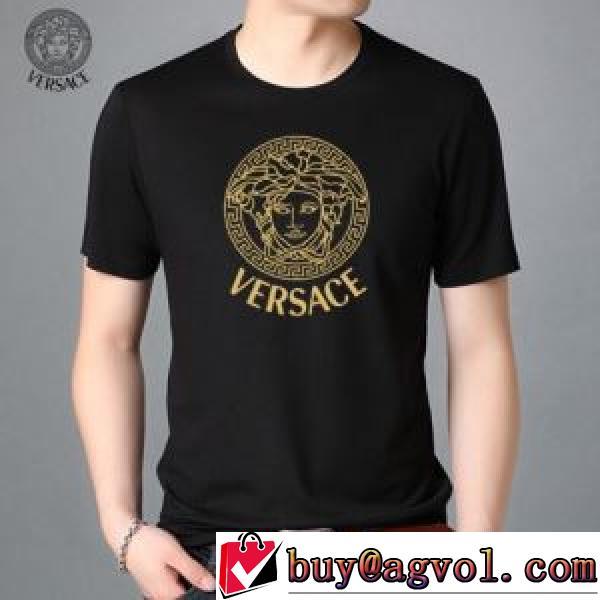 4色可選 2026春夏 半袖Tシャツ VERSACEスーパーコピー 激安 数に限りがある ヴェルサーチVERSACE
