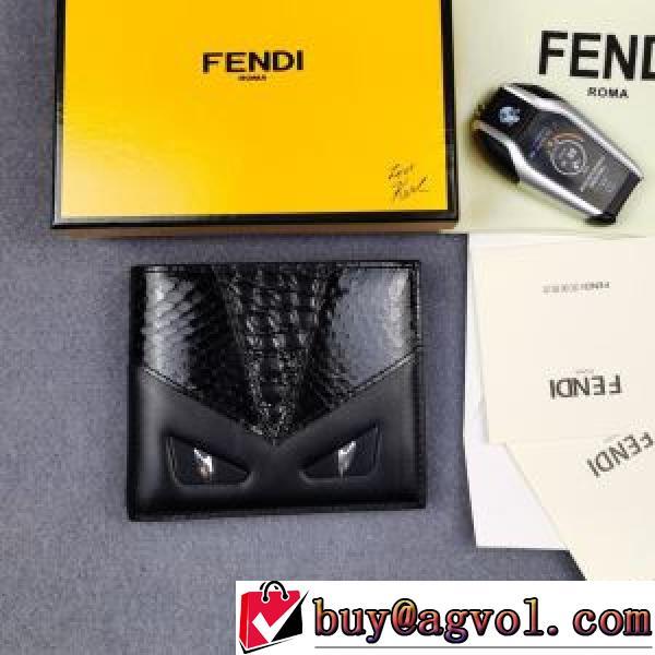フェンディ FENDI 2026春夏 値下げ！FENDIブランド コピー 紙幣入れ 二つ折り財布 クリップウォレット.506.