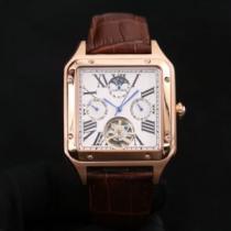 大人気アイテム！入手困難 カルティエ CARTIER スーパーコピー 2026春夏 Santos-Dumont メンズ 腕時計 機械式 多色選択可 46x13mm.199.