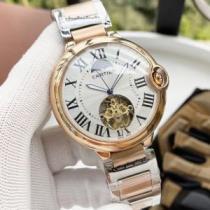 カルティエ CARTIER 一番人気の新作はこれ 2026春夏 CARTIERスーパーコピー メンズ 腕時計 機械式 多色選択可 透かし彫りムーブメント.199.