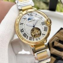 カルティエ CARTIER 一番人気の新作はこれ 2026春夏 CARTIERスーパーコピー メンズ 腕時計 機械式 多色選択可 透かし彫りムーブメント.199.