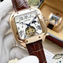 CARTIER カルティエコピーブランド セレブ愛用の超人気商品 2026春夏 メンズ 腕時計 機械式 6色可選 ミネラルガラス 4針クロノグラフ 日付表示 機械式（自動巻き）ムーブメント 42mm（幅）13mm（厚）カルティエ スーパーコ.199.