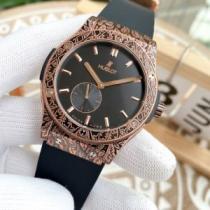 機械式（自動巻き）ムーブメント 高級感漂わせる 6色可選 ウブロ HUBLOTコピー 2026春夏 メンズ 腕時計 316ステンレス クラシカル大三針は月相設計を搭載しています.178.