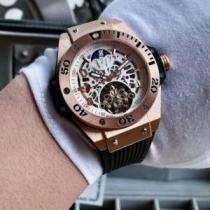 2026春夏 人気 ランキング ウブロ HUBLOT 5色可選 メンズ 腕時計 ウブロブランド コピー 45*13mm コーティング高密度鏡面 機械式（自動巻き）ムーブメント.178.