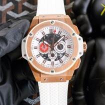 4色可選 ウブロ HUBLOT 超目玉 2026春夏 メンズ 腕時計 ウブロコピーブランド 48MM オリジナル クオーツ ムーブメント 上級水晶ガラス 日常生活防水.178.