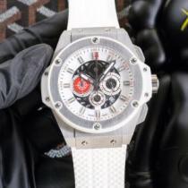 4色可選 ウブロ HUBLOT 超目玉 2026春夏 メンズ 腕時計 ウブロコピーブランド 48MM オリジナル クオーツ ムーブメント 上級水晶ガラス 日常生活防水.178.