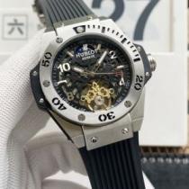 2026春夏 ウブロ HUBLOT 限量販売 機械式（自動巻き）ムーブメント 6色可選 ウブロブランドスーパーコピー メンズ 腕時計 Tourbillon トゥールビヨン 透かし彫りムーブメント.178.