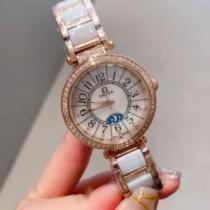オメガ OMEGA 大人気再登場 2026春夏 2色可選 OMEGAスーパーコピー 女性用腕時計 セラミックベルト 星辰月相显示.194.