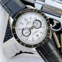 5色可選 OMEGA オメガコピー お洒落な存在感 2026春夏 メンズ 腕時計 42mm レザー 機械式（自動巻き）ムーブメント 摩擦に強い鉱物質鏡面 品質保証 OMEGA時計コピー.194.