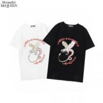 アレキサンダー マックイーン alexander mcqueen 2色可選 半袖Tシャツ alexander mcqueenブランド 偽物 通販 存在感◎ 2026春夏