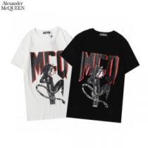 2色可選 2026春夏 alexander mcqueenスーパーコピー 贈り物にも◎ 半袖Tシャツアレキサンダー マックイーン alexander mcqueen