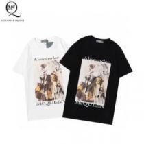 2026春夏 alexander mcqueen偽物ブランド 首胸ロゴ アレキサンダー マックイーン alexander mcqueen 2色可選 半袖Tシャツ