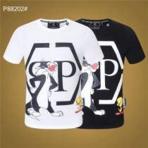 フィリッププレイン PHILIPP 半袖Tシャツ 2色可選 PLEIN PHILIPP PLEINコピー ブランド 注目のアイテム 2026春夏