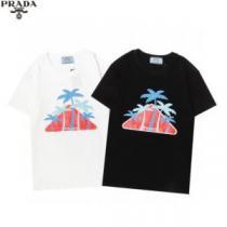 存在感◎ プラダ PRADA 2色可選 半袖Tシャツ 2026春夏 PRADAブランドコピー