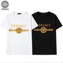 ヴェルサーチVERSACE 2色可選 2026春夏 半袖Tシャツ VERSACEコピーブランド 人気が爆発