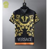 VERSACE偽物ブランド 耐久性に優れ 半袖Tシャツ 2色可選 ヴェルサーチVERSACE 2025春夏