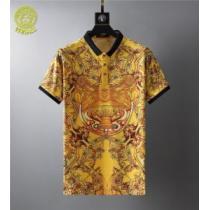 ヴェルサーチVERSACE スタイルアップ効果 2026春夏 2色可選 半袖Tシャツ VERSACEブランドスーパーコピー
