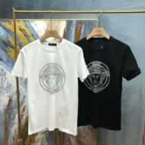2025春夏 VERSACEコピー 高級感ある 2色可選 半袖Tシャツ ヴェルサーチVERSACE