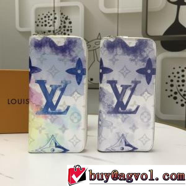 ルイ ヴィトン LOUIS VUITTON 耐久性に優れ 2026春夏 LOUIS VUITTONコピー ブランド カラフル 紙幣入れ 長財布 M80499 10x20x2cm 水彩タッチでモノgramを描く.153.