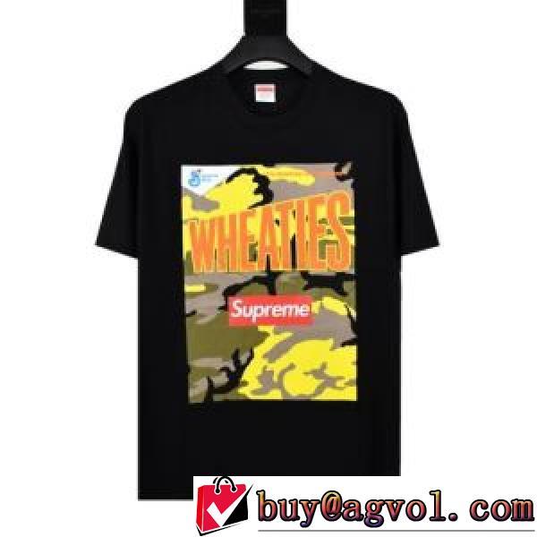変わらない人気を誇る シュプリーム Supreme 21SS Week6 x Wheaties Tee 半袖Tシャツ 2色可選 男女兼用 SUPREMEブランドコピー