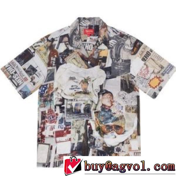 SUPREMEブランド 偽物 通販 ショートパンツ 確定となる上品 Supreme 21ss Dash's Wall Rayon Shirt 半袖シャツ