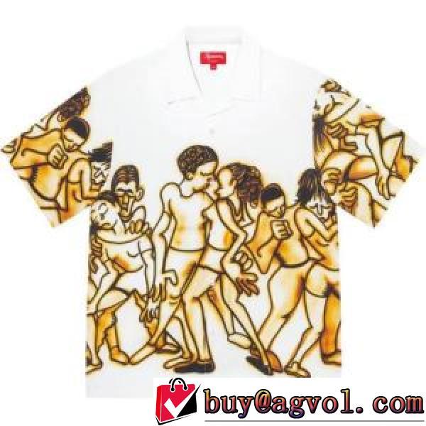 今からの季節にピッタリ！ SUPREMEコピーブランド 2026春夏 抜群な楽チン感ある大定番 シュプリーム SUPREME Supreme Dancing rayon Shirt 半袖シャツ