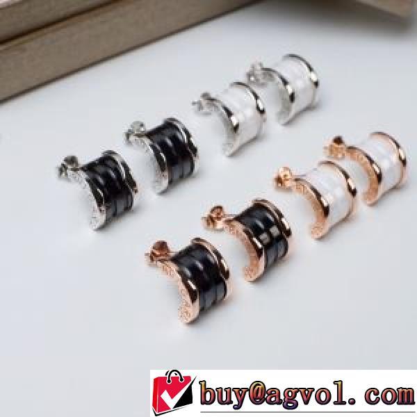 ブルガリ BVLGARI ピアス 4色可選  2026春夏 BVLGARI偽物ブランド チノパン 狙える優秀アイテム.229.