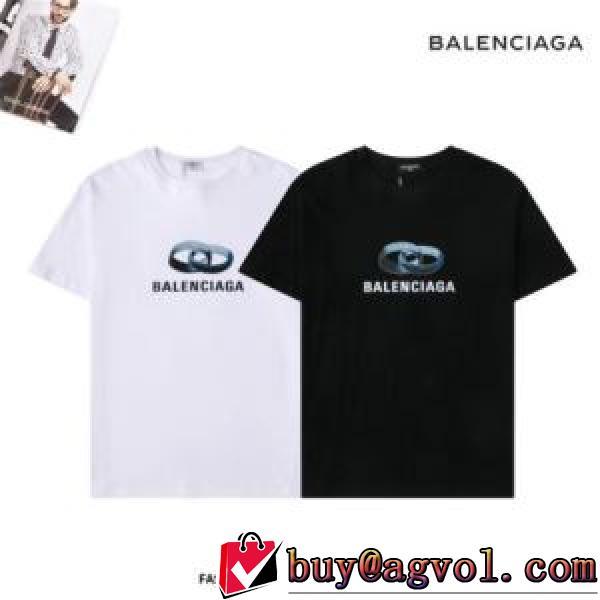 オリジナル バレンシアガ BALENCIAGA 2026春夏 半袖Tシャツ 2色可選 BALENCIAGAブランドスーパーコピー 幅広いジャンル