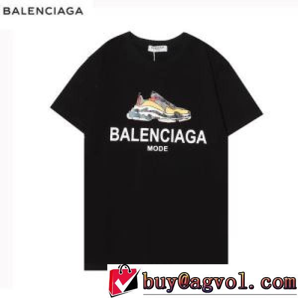 コスパ最高のプライス バレンシアガ BALENCIAGA 2026春夏 半袖Tシャツ 3色可選 バレンシアガコピー ブランド カジュアル