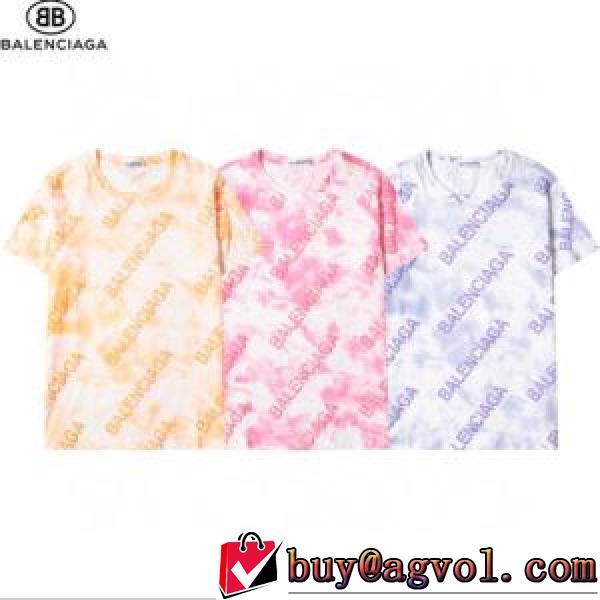 存在感のある 2026春夏 バレンシアガ BALENCIAGA 半袖Tシャツ 3色可選 バレンシアガ偽物ブランド カッコいい印象を付ける