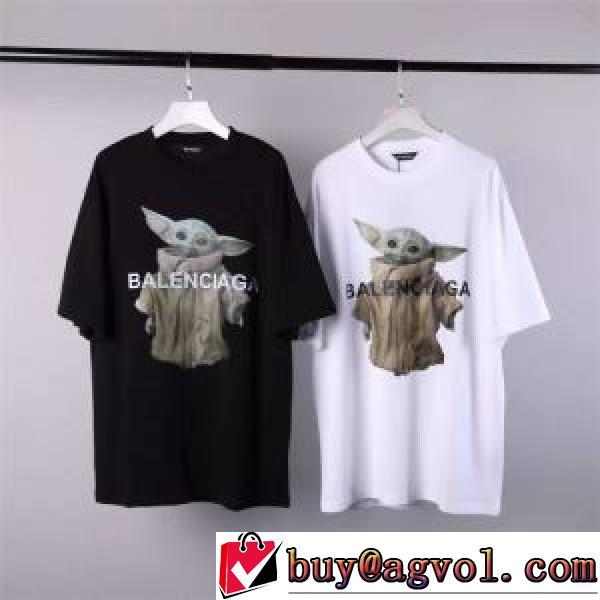 バレンシアガ BALENCIAGA モデル大絶賛? 半袖Tシャツ2026春夏 2色可選 バレンシアガブランドコピー 着心地満点
