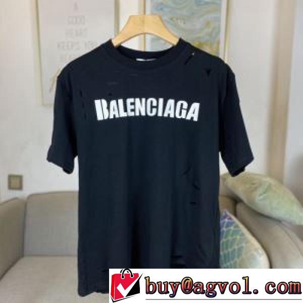 お買い得品 2026春夏 バレンシアガ 半袖Tシャツ 3色可選 BALENCIAGA偽物ブランド 優美なお出かけスタイル