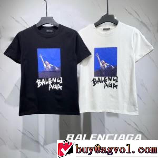 入手困難！2025春夏 バレンシアガ BALENCIAGA BALENCIAGAスーパーコピー 人目を惹くデザイン 半袖Tシャツ 2色可選