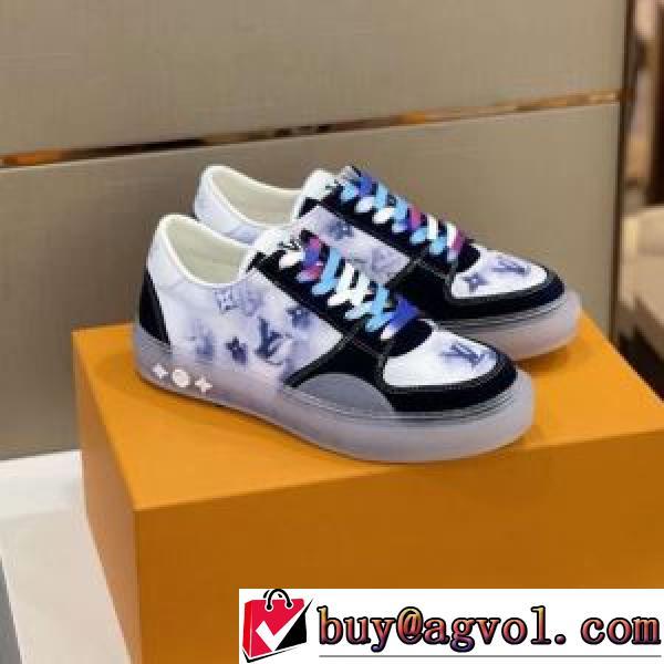 2色可選 ルイ ヴィトン偽物ブランドブランド ランニングシューズ 2025春夏 エスバドリーユ ルイ ヴィトン LOUIS VUITTON 海外セレブ愛用