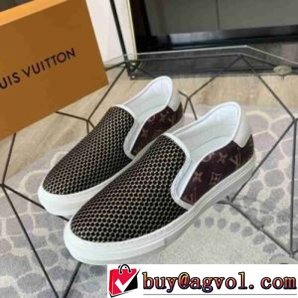 2026春夏 個性的  ローヒール ルイ ヴィトン LOUIS VUITTON 3色可選 スリップオン LOUIS VUITTONブランド コピー