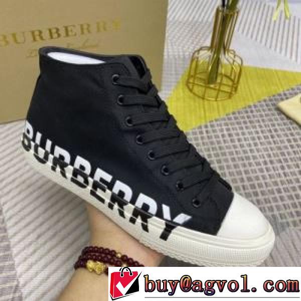 ファッション 人気 先行販売 バーバリーコピー 2色可選 2026春夏 バーバリー BURBERRY ハイトップシューズ