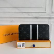 2026春夏 首胸ロゴ LOUIS VUITTONスーパーコピー 激安 ルイ ヴィトン LOUIS VUITTON 長財布 チェーンウオレット 19x11cm コードバン財布 M60017 POCHETTE VOYAGE財布.153.