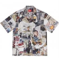 SUPREMEブランド 偽物 通販 ショートパンツ 確定となる上品 Supreme 21ss Dash's Wall Rayon Shirt 半袖シャツ