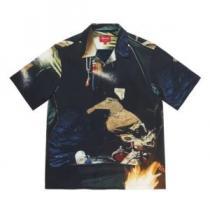 シュプリーム SUPREME 一番人気の新作はこれ Supreme 21ss Firecracker Rayon Shirt 半袖シャツ SUPREMEスーパーコピー 激安