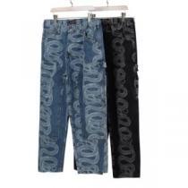 定番のアイテム シュプリーム Supreme &times; HYSTERIC GLAMOUR 2026SS Week4 蛇の紋 ジーンズ 高級感ある シュプリームスーパーコピー 激安 2色可選
