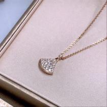2026春夏 ペンダントトップ ブルガリ BVLGARI 925純銀18 kプラチナダイヤモンド ネックレス 争奪戦必至 2色可選 ブルガリブランド 偽物 通販.229.