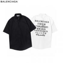 2025春夏 大人気☆NEW!!  半袖シャツ 2色可選 バレンシアガコピー バレンシアガ BALENCIAGA カッコいい印象を付ける