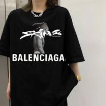 高評価の人気品 2026春夏 半袖Tシャツ バレンシアガ BALENCIAGA BALENCIAGAコピーブランド 高品質 2色可選